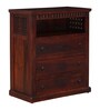 Avantika Sheesham Wood Chest Of Drawers In Honey Oak Finish