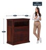 Avantika Sheesham Wood Chest Of Drawers In Honey Oak Finish