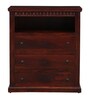 Avantika Sheesham Wood Chest Of Drawers In Honey Oak Finish