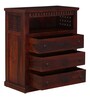 Avantika Sheesham Wood Chest Of Drawers In Honey Oak Finish