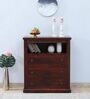 Avantika Sheesham Wood Chest Of Drawers In Honey Oak Finish