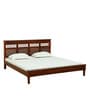 Avantika Sheesham Wood King Size Bed In Honey Oak Finish