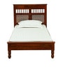 Avantika Sheesham Wood Single Bed In Honey Oak Finish