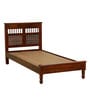Avantika Sheesham Wood Single Bed In Honey Oak Finish