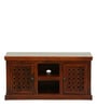 Avantika Sheesham Wood TV Console for TVs up to 40" In Honey Oak Finish