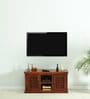 Avantika Sheesham Wood TV Console for TVs up to 40" In Honey Oak Finish