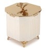 Gold Steel Avelion Ivory Pearl Large Storage Box