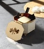Gold Steel Avelion Ivory Pearl Large Storage Box