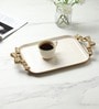 Ivory Aluminium Avelion Ivory Pearl Large Tray