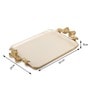 Ivory Aluminium Avelion Ivory Pearl Large Tray