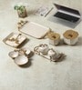 Gold Aluminium Avelion Ivory Pearl Platter