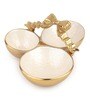 Gold Aluminium Avelion Ivory Pearl Platter