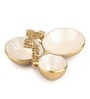 Gold Aluminium Avelion Ivory Pearl Platter