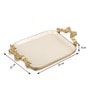Ivory Aluminium Avelion Ivory Pearl Small Tray
