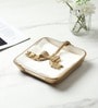 Gold Aluminium Avelion Ivory Pearl Tissue Holder
