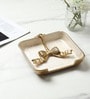 Gold Aluminium Avelion Ivory Pearl Tissue Holder