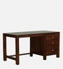Avellino Sheesham Wood Writing Table in Scratch Resistant Honey Oak Finish