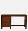 Avellino Sheesham Wood Writing Table in Scratch Resistant Honey Oak Finish