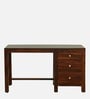 Avellino Sheesham Wood Writing Table in Scratch Resistant Honey Oak Finish