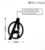 Avengers Sign Alphabet Word Art Metal Wall Artwork Decor