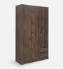 Avery 3 Door Wardrobe With Drawer in Modi Wenge Finish