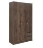 Avery 3 Door Wardrobe With Drawer in Modi Wenge Finish
