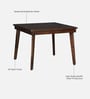 Avian Sheesham Wood 4 Seater Dining Set in Provincial Teak Finish Avian Sheesham Wood 4 Seater Dining Set in Provincial Teak Finish