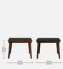 Avian Sheesham Wood 4 Seater Dining Set in Provincial Teak Finish Avian Sheesham Wood 4 Seater Dining Set in Provincial Teak Finish