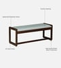 Avian Sheesham Wood 4 Seater Dining Set With Bench in Provincial Teak Finish Avian Sheesham Wood 4 Seater Dining Set With Bench in Provincial Teak Finish
