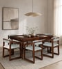 Avian Sheesham Wood 6 Seater Dining Set in Provincial Teak Finish Avian Sheesham Wood 6 Seater Dining Set in Provincial Teak Finish