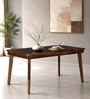 Avian Sheesham Wood 6 Seater Dining Table in Provincial Teak Finish Avian Sheesham Wood 6 Seater Dining Table in Provincial Teak Finish