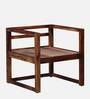 Avian Sheesham Wood Arm Chair In Provincial Teak Finish