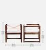 Avian Sheesham Wood Arm Chair In Provincial Teak Finish