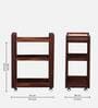 Avian Sheesham Wood Bar Trolley in Honey Oak Finish