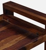 Avian Sheesham Wood Bar Trolley In Scratch Resistant Provincial Teak Finish