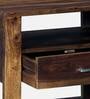 Avian Sheesham Wood Bedside Table In Provincial Teak Finish With Drawer