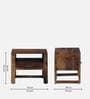Avian Sheesham Wood Bedside Table In Provincial Teak Finish With Drawer