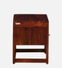 Avian Sheesham Wood Bedside Table In Scratch Resistant Honey Oak Finish With Drawer