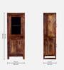 Avian Sheesham Wood Book Case In Scratch Resistant Provincial Teak Finish