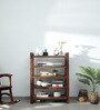 Avian Sheesham Wood Bookshelf In Provincial Teak Finish
