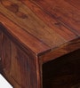 Avian Sheesham Wood Coffee Table In Scratch Resistant Provincial Teak Finish With Shelf