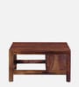 Avian Sheesham Wood Coffee Table In Scratch Resistant Provincial Teak Finish With Shelf