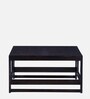 Avian Sheesham Wood Coffee Table In Scratch Resistant Warm Chestnut Finish With Shelf