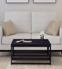 Avian Sheesham Wood Coffee Table In Scratch Resistant Warm Chestnut Finish With Shelf
