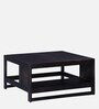 Avian Sheesham Wood Coffee Table In Scratch Resistant Warm Chestnut Finish With Shelf