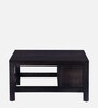 Avian Sheesham Wood Coffee Table In Scratch Resistant Warm Chestnut Finish With Shelf