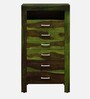 Avian Sheesham Wood Compact Chest Of Drawers In Scratch Resistant Spring Green Finish