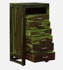 Avian Sheesham Wood Compact Chest Of Drawers In Scratch Resistant Spring Green Finish