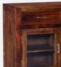 Avian Sheesham Wood Crockery Unit In Provincial Teak Finish