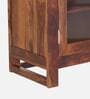 Avian Sheesham Wood Crockery Unit In Provincial Teak Finish